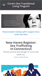 Mobile Screenshot of coramdeorecovery.org